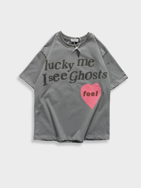 Lucky Me I See Ghost Tee