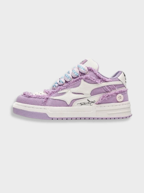 Purple & Pink Y2K Sneakers