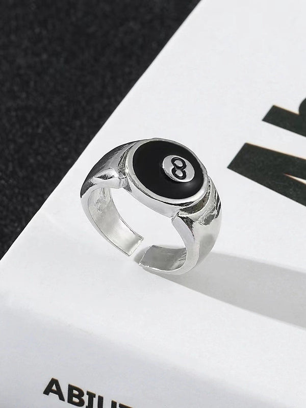 Vintage Adjustable 8Ball Ring