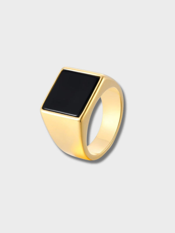 Square Plated Ring - Lyon